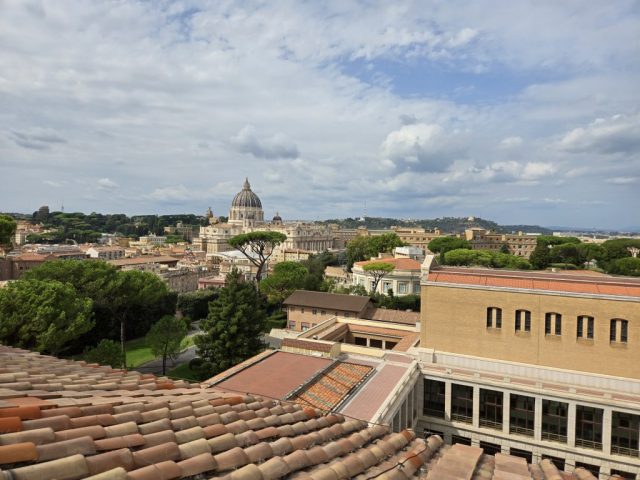View of St. Peter's from atop the North American College. (I actually prefer the view from my room at Casa O'Toole better!)