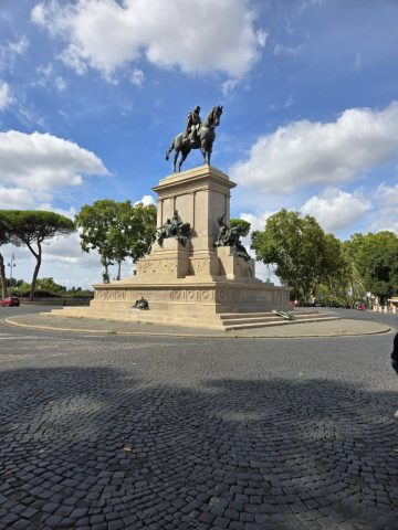 The North American College is on the Janiculum Hill; these are pics taken from atop the Janiculum Hill