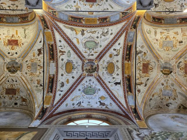 Monastery & Church of San Giovanni (St. John) - ceiling in the sacristy