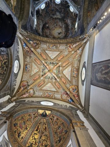 Monastery & Church of San Giovanni (St. John) - Ceiling in sanctuary