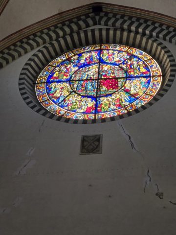 Rose window at Santa Maria Novella, Florence