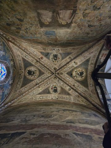 Side chapel ceiling at Santa Maria Novella