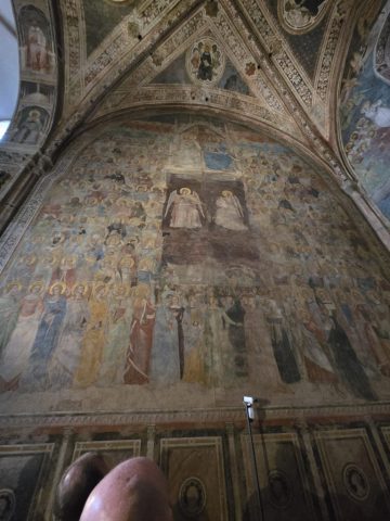 Side chapel wall at Santa Maria Novella