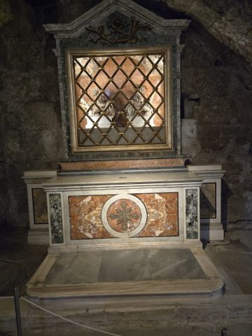 Altar to Ss. Peter & Paul in The Mamertine Prison - by the Roman Forum