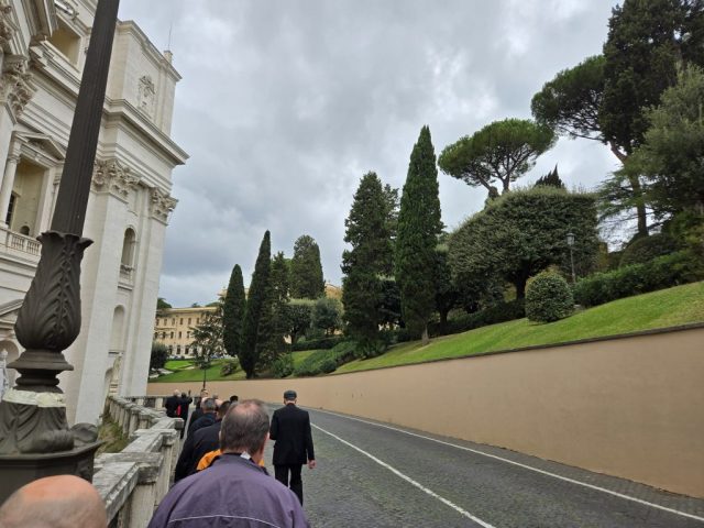 Following our tour of the Vatican Museums, were walked through the Vatican to St. Peter's Basilica