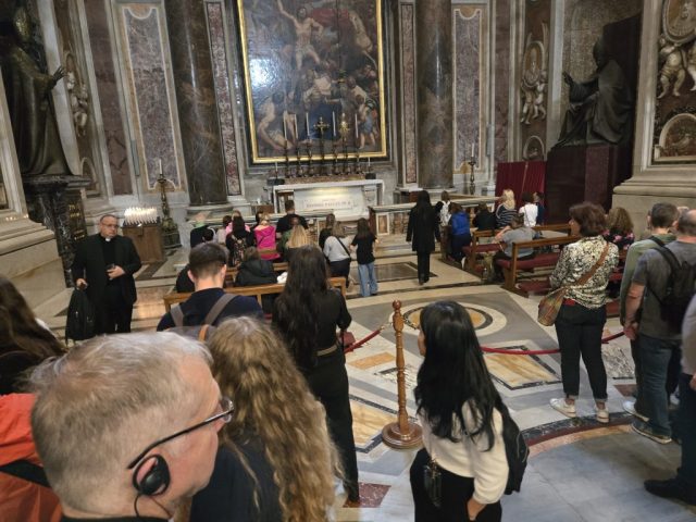The tomb of Pope St. John Paul II