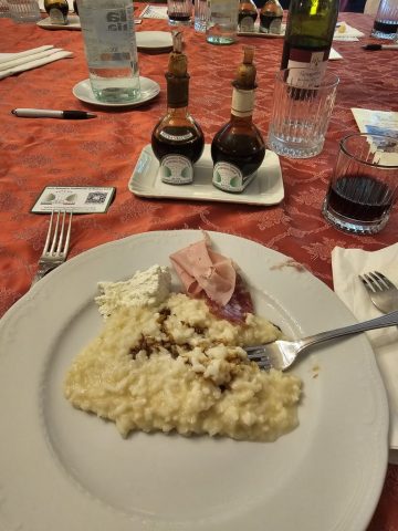 Lunch at Acetais - and a surprise vinegar tasting