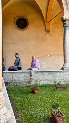 Monastery & Church of San Giovanni (St. John) - in a monastery courtyard